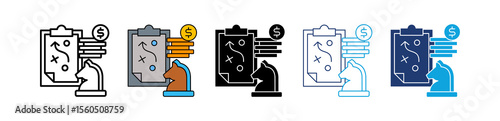 Funding Strategy multiple icon