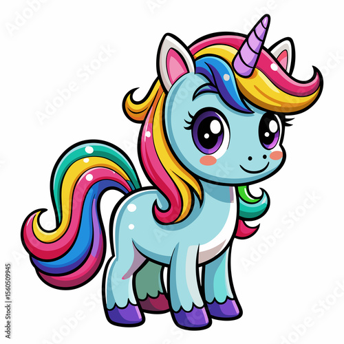 Minimalist Rainbow Illustration for Kids