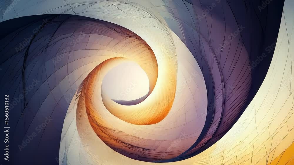 Abstract swirl motion background with gradient color for futuristic presentation