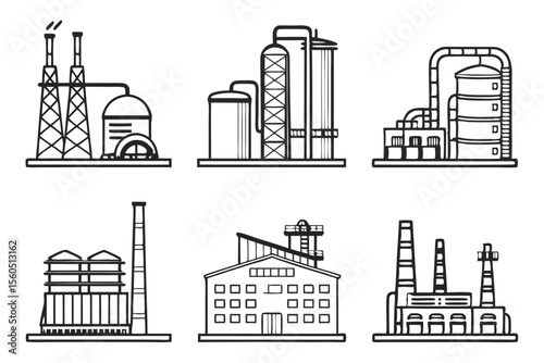 industrial factory icons