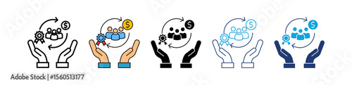 Customer Retention multiple icon