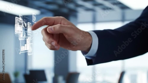 Close up of business people shaking hands in office meeting setting