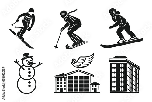 ski jump icon