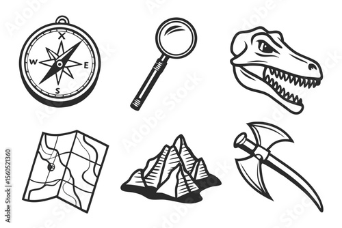set of nautical icons