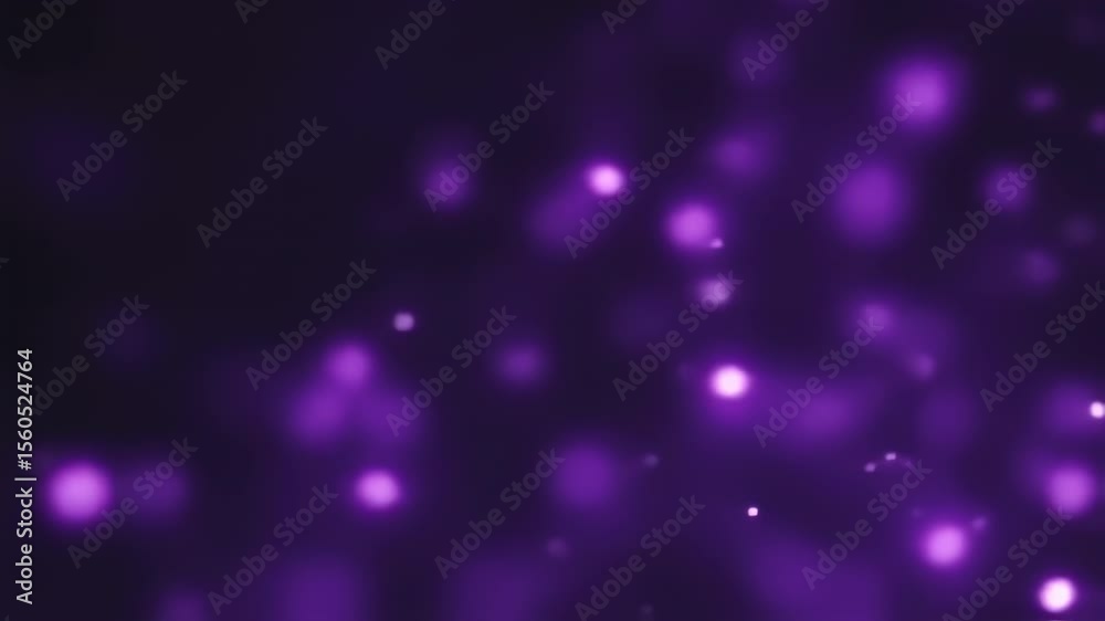 Elegant purple bokeh lights motion background animation for event videos