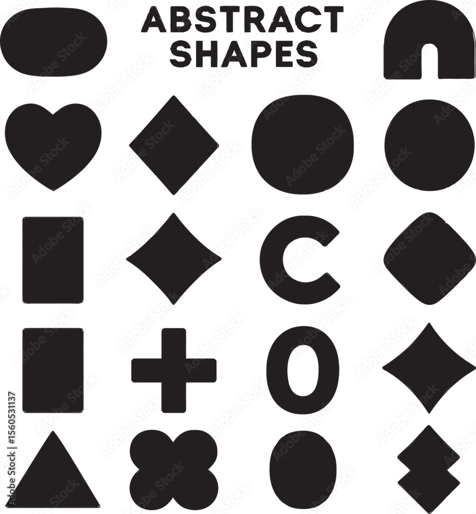 Fototapeta premium Black and White Icon Set with Hearts Symbols and Glossy Design Elements