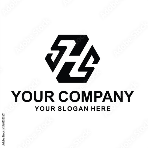 The initials H, SH, HS or HSH are very suitable for use for logos and brand identities
