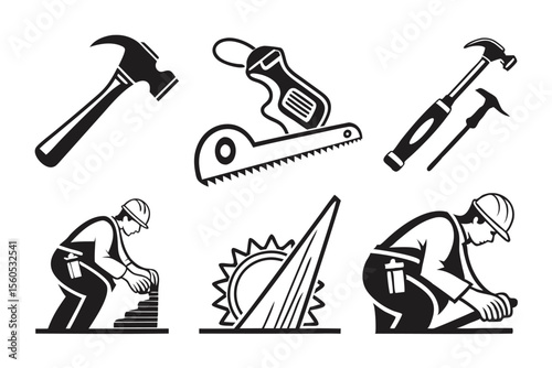 set of tools vector