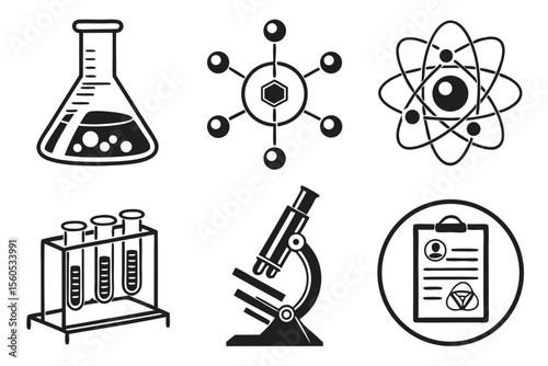 science and chemistry icons