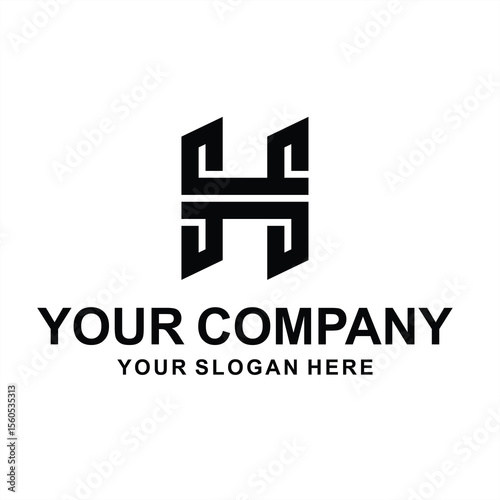 The initials H, SH, HS or HSH are very suitable for use for logos and brand identities