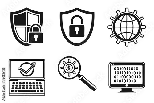 security concept with shield