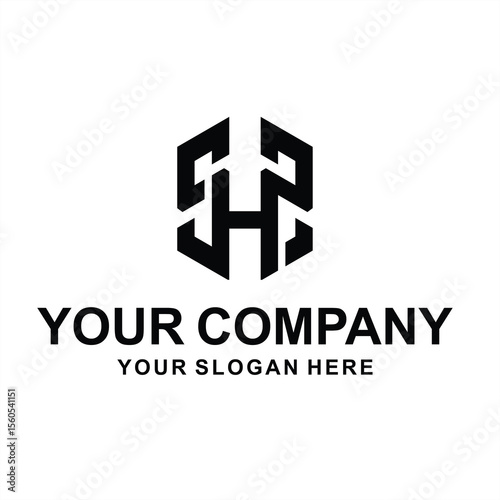 The initials H, SH, HS or HSH are very suitable for use for logos and brand identities