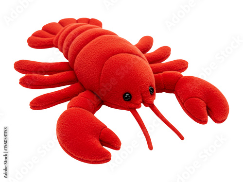 Plush Lobster Toy – Red Stuffed Animal – PNG Clipart