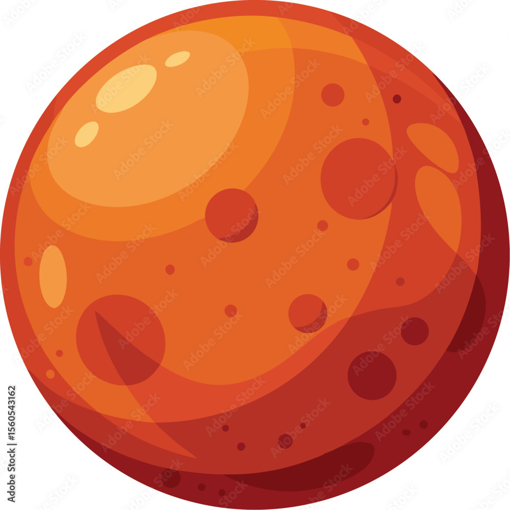 Fototapeta premium Abstract geometric illustration with vibrant colors and clean white background suitable for digital design