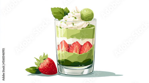 Vibrant Matcha Parfait