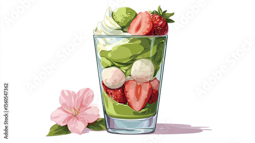 Vibrant Matcha Parfait