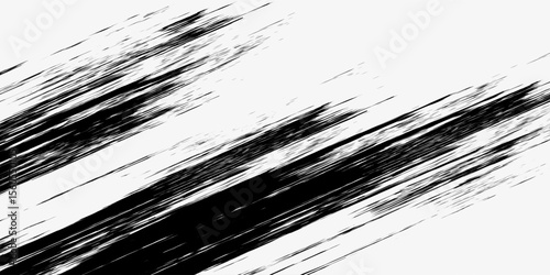 Diagonal brush stroke background. Grunge painted texture. Black and white backdrop. The images are created without the use of any artificial intelligence software at any stage