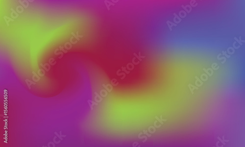 Vibrant swirling gradient background with magenta green and blue hues