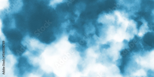brush strokes blue  clouds  sky isolated on white background Fluffy texture strom