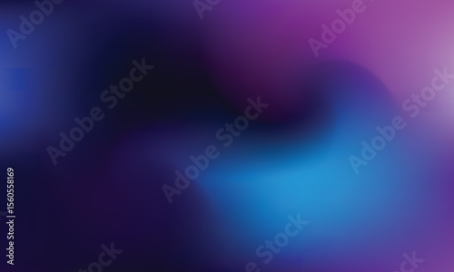 Vibrant gradient of blue and purple with soft light effects