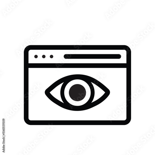 View Browser Window Online Content Icon