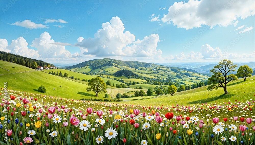 Obraz premium Purple flowers blooming in natural setting during springtime 