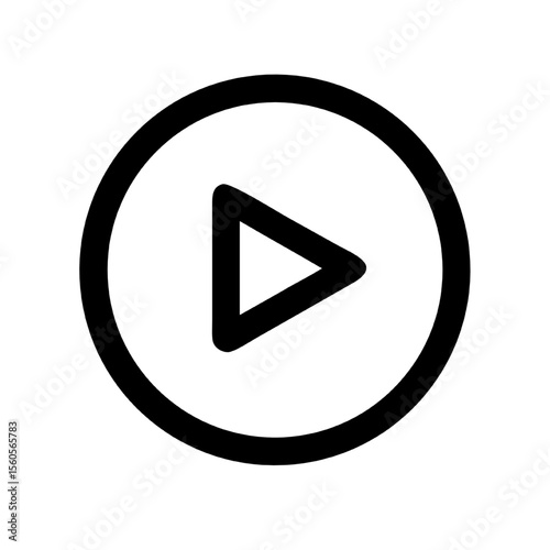 Play Button Icon Triangle in Circle - Vector Graphic Free Download Play Button Icon Triangle in Circle - Vector Graphic - GFXLoad