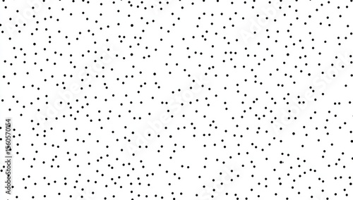 Abstract black and white pattern of tiny dots.  Densely packed, random dots create a textured surface