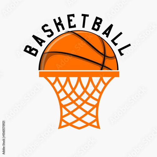basketball logo background