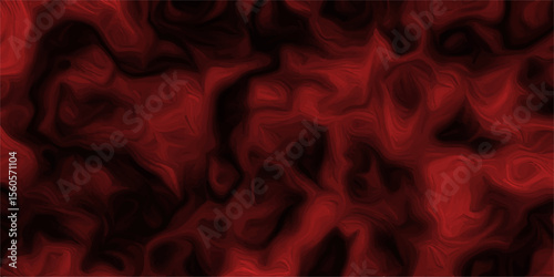 Dynamic red and orange smoke forms a flame-like texture with burning energy against a black background, evoking danger and heat