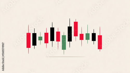 Minimalist Candlestick Chart