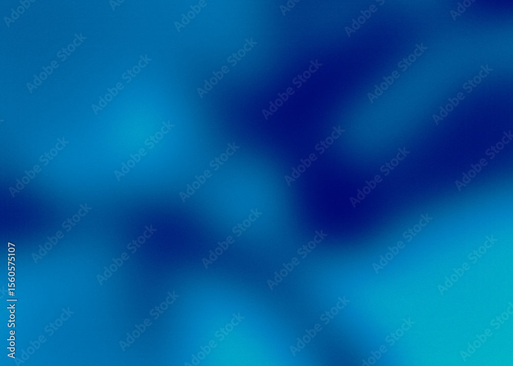 Obraz premium Abstract Blue Gradient Background Shades of Teal and Dark Blue
