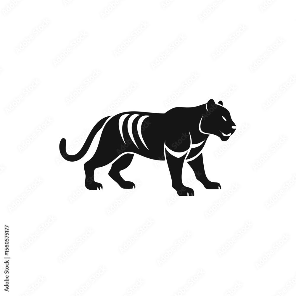 Obraz premium Tiger vector illustration