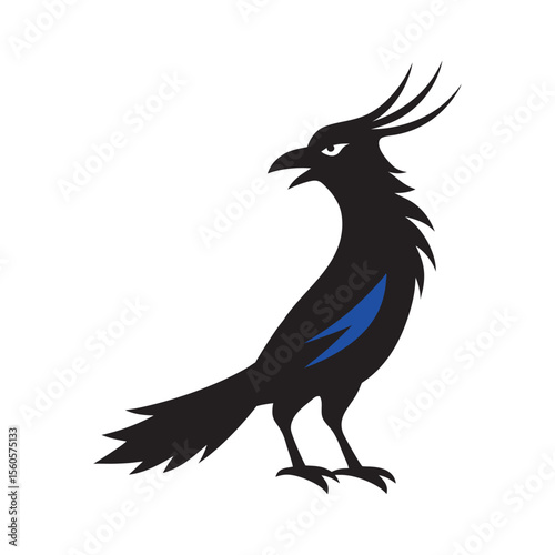 Hoopoe Bird With Israel Flag Vector
