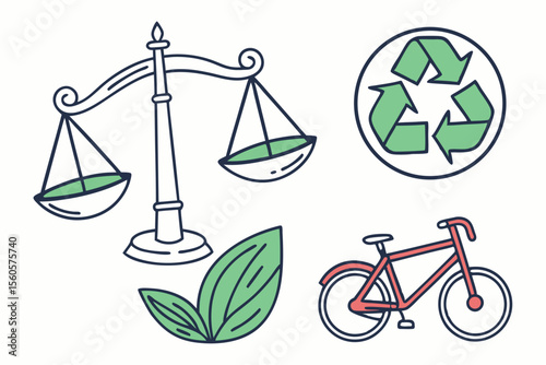a-set-of-16-sustainability-icons---balance--reuse-