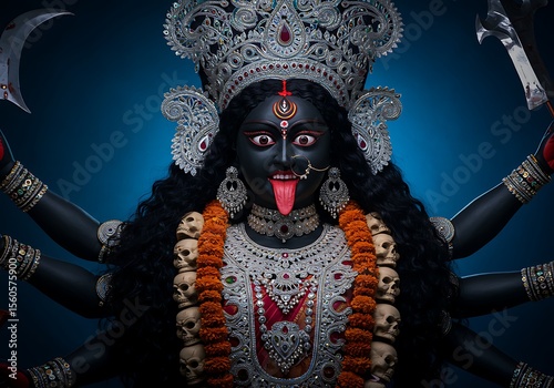 Powerful Depiction of Maa Kali – Wrath and Wisdom