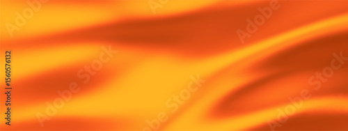 Autumn gradation with yellow color background and gradient abstract red soft wave. Warm fall texture for vector design or modern nature theme. Elegant blur for banner, wallpaper, or seasonal backdrop.