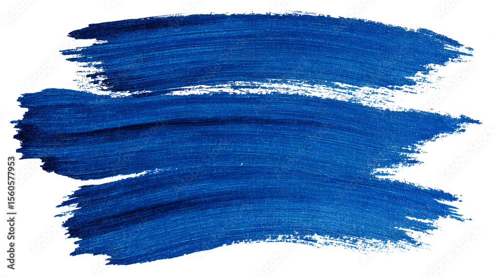 Fototapeta premium Abstract Blue Paint Strokes Texture Background