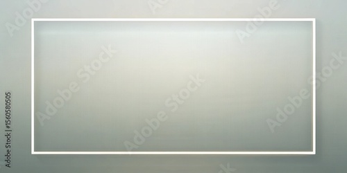 Simple White Frame on a Subtle Textured Background, Ideal for Mockups and Presentations