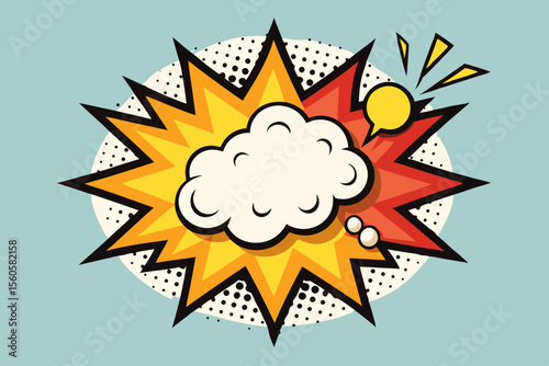 comic speech shout bubble icon pack