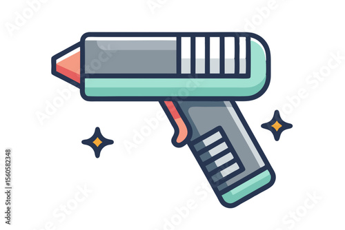 barcode scanner flat icon vector design
