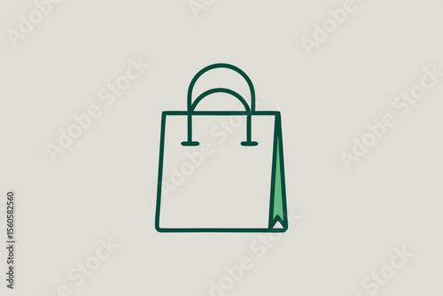 minimal shoe icon mono line vector art