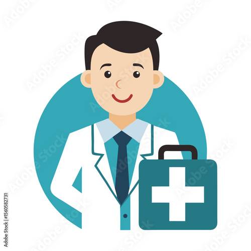 doctors isolated white 
