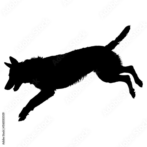Funny German Shepard dog Vector, German Shepard dog Lover, Silhouette Clip Art