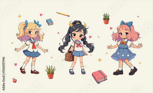 Cute idol girls school 4