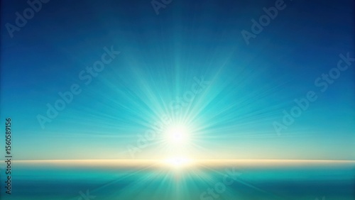 Serene Ocean Sunrise A Breathtaking Display of Radiant Light and Tranquil Waters