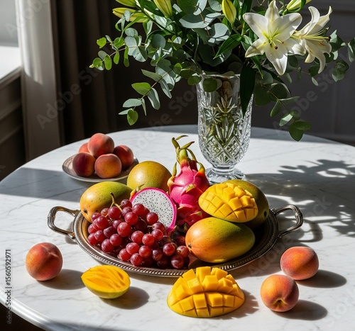 fruits on a luxury table