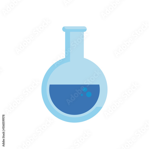 Colorful Chemistry Test Tube Icon for Experiments
