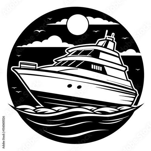 boat on the sea