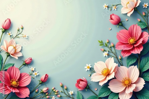 Subtle repeating floral motif on a muted background , minimal, seamless, soft
